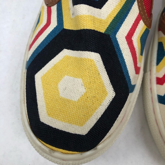 Boden Geometric Print Canvas Slip On Sneakers 10.5 - Picture 7 of 11